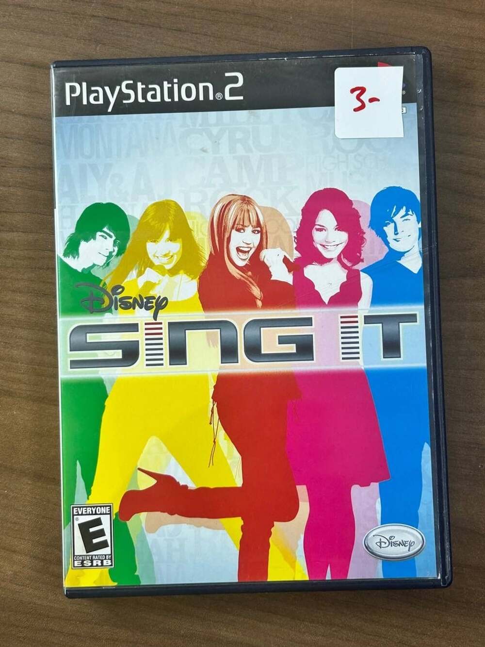 Disney Sing It PS2 PlayStation 2 2008 Disney Complete w/ Manual Disc Case